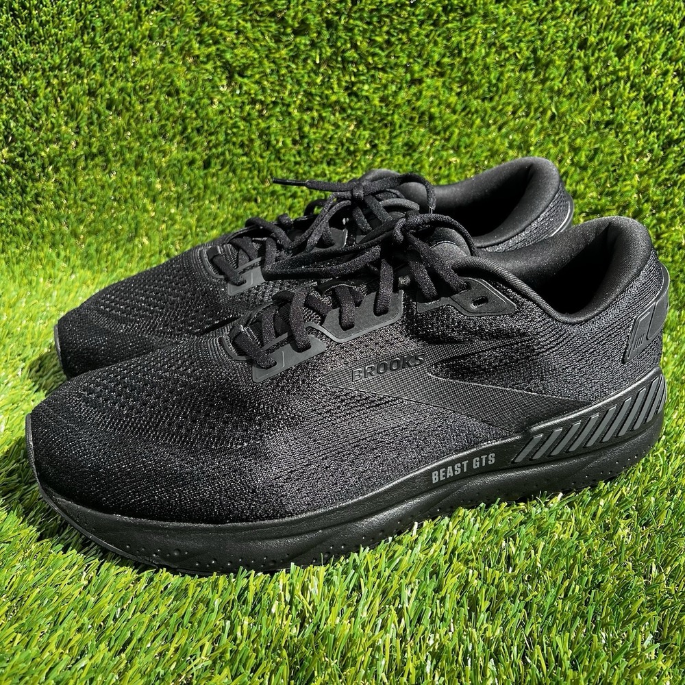 Brooks Shoes Men Size 13 Beast GTS 24 Supportive Black Running Sneakers